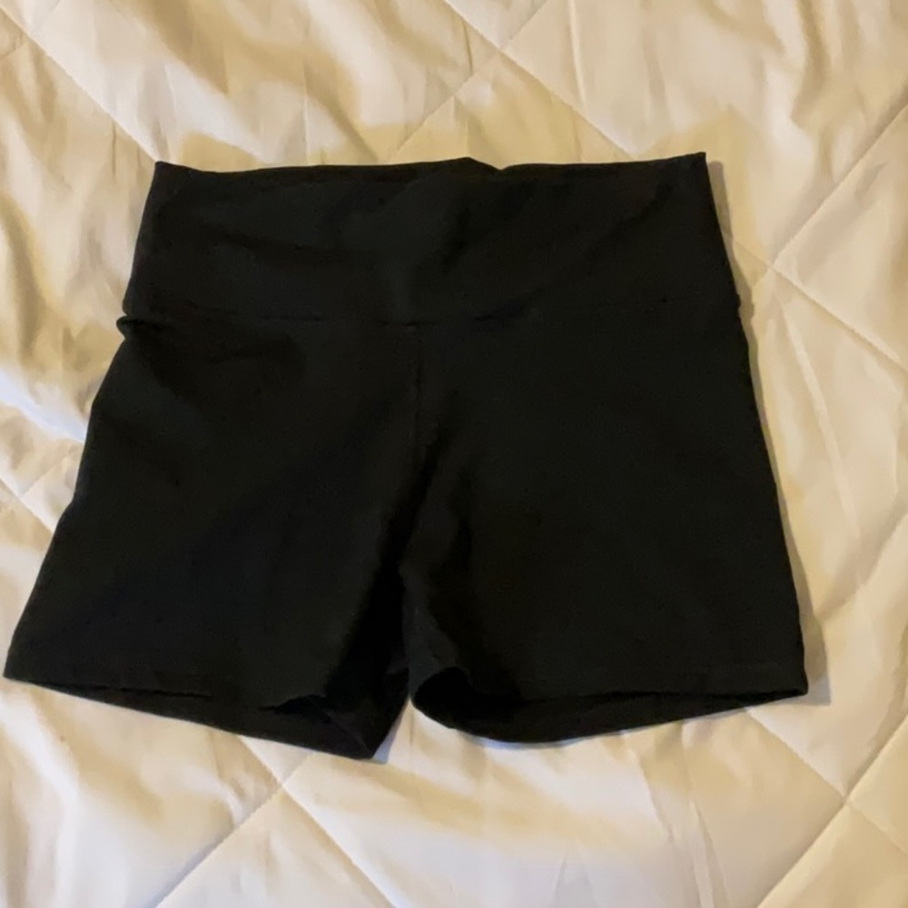 Fabletics bike shorts black size medium